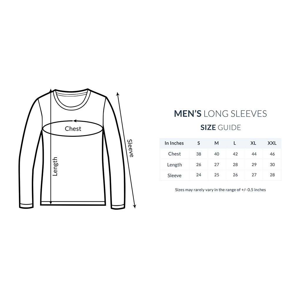 ChillingMode.com - Keep It Simple - Full Sleeve T-Shirts For Men