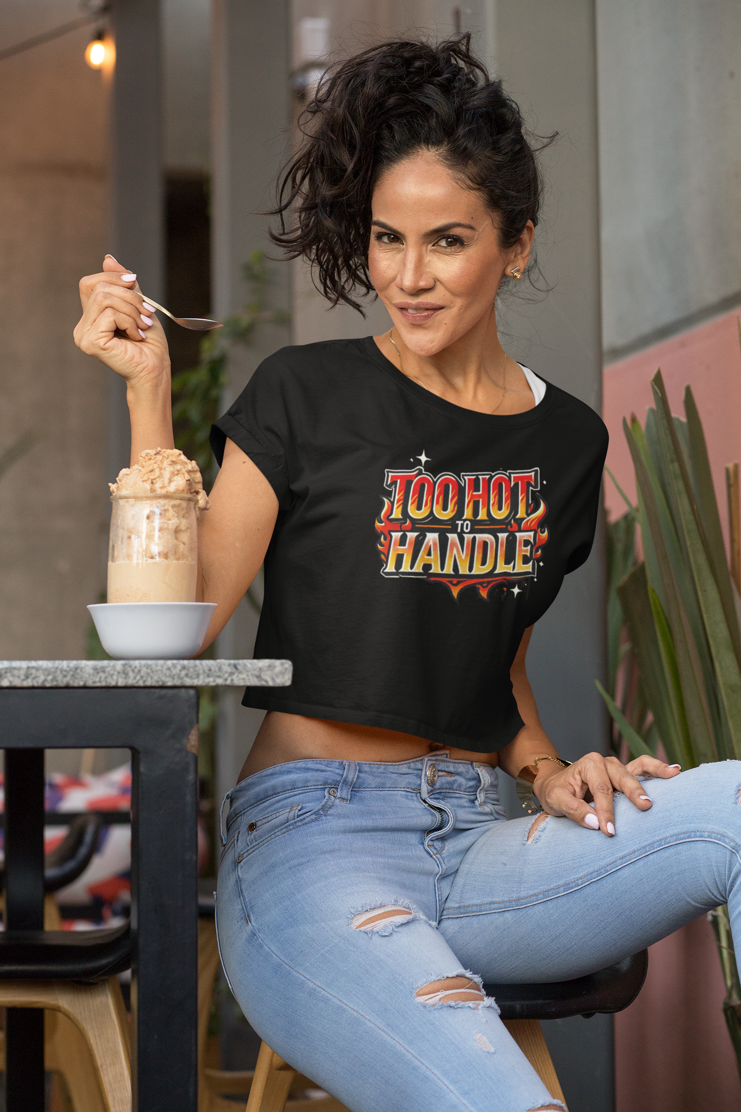 ChillingMode.com - Too Hot To Handle - Crop Tops For Women