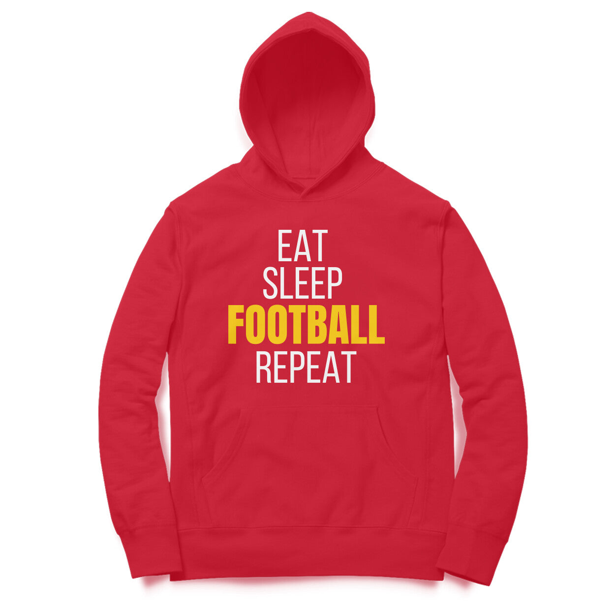 ChillingMode.com - Eat Sleep FootBall Repeat - Unisex Hoodies