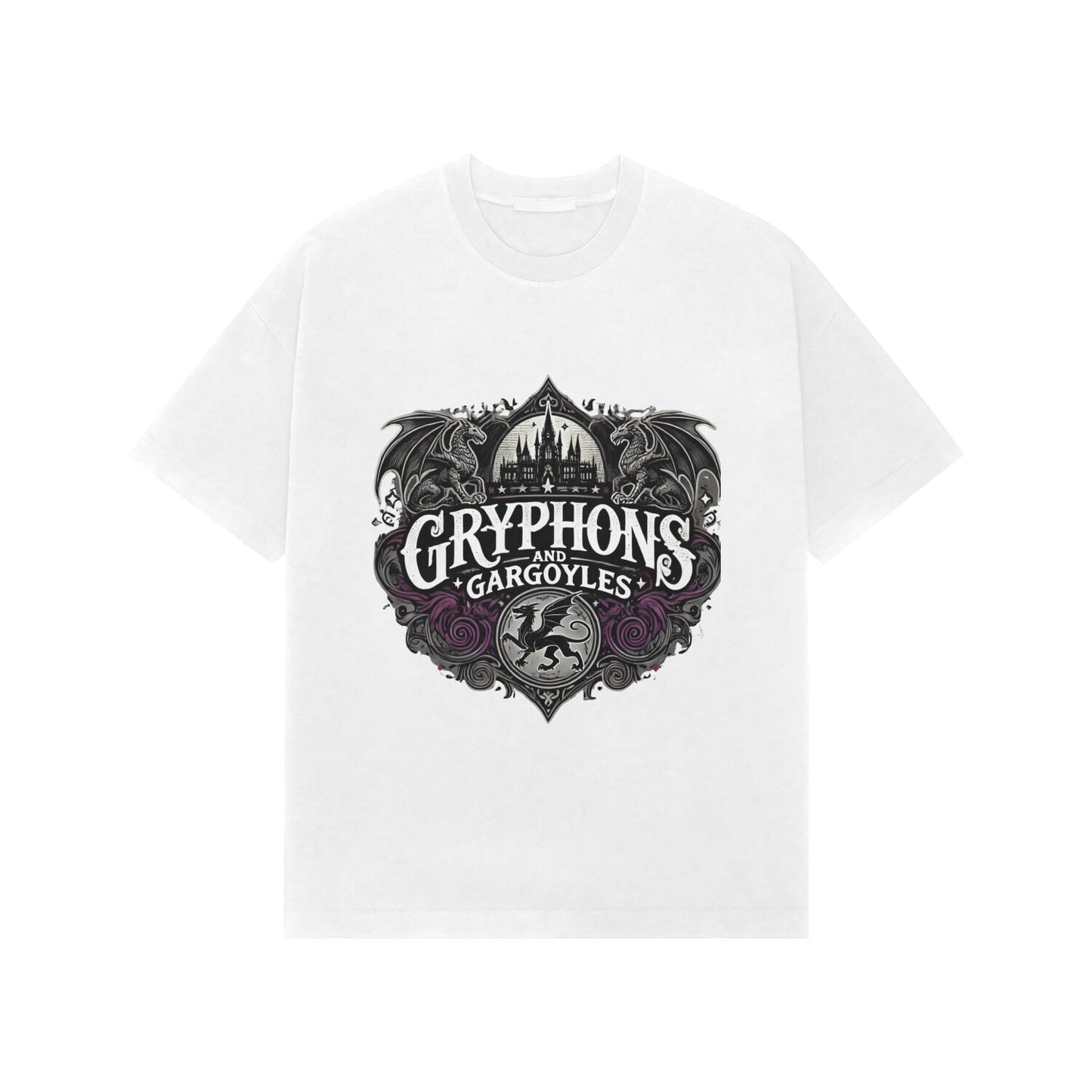 ChillingMode.com - Gryphons and Gargoyles - Premium Oversized T-Shirt for Men