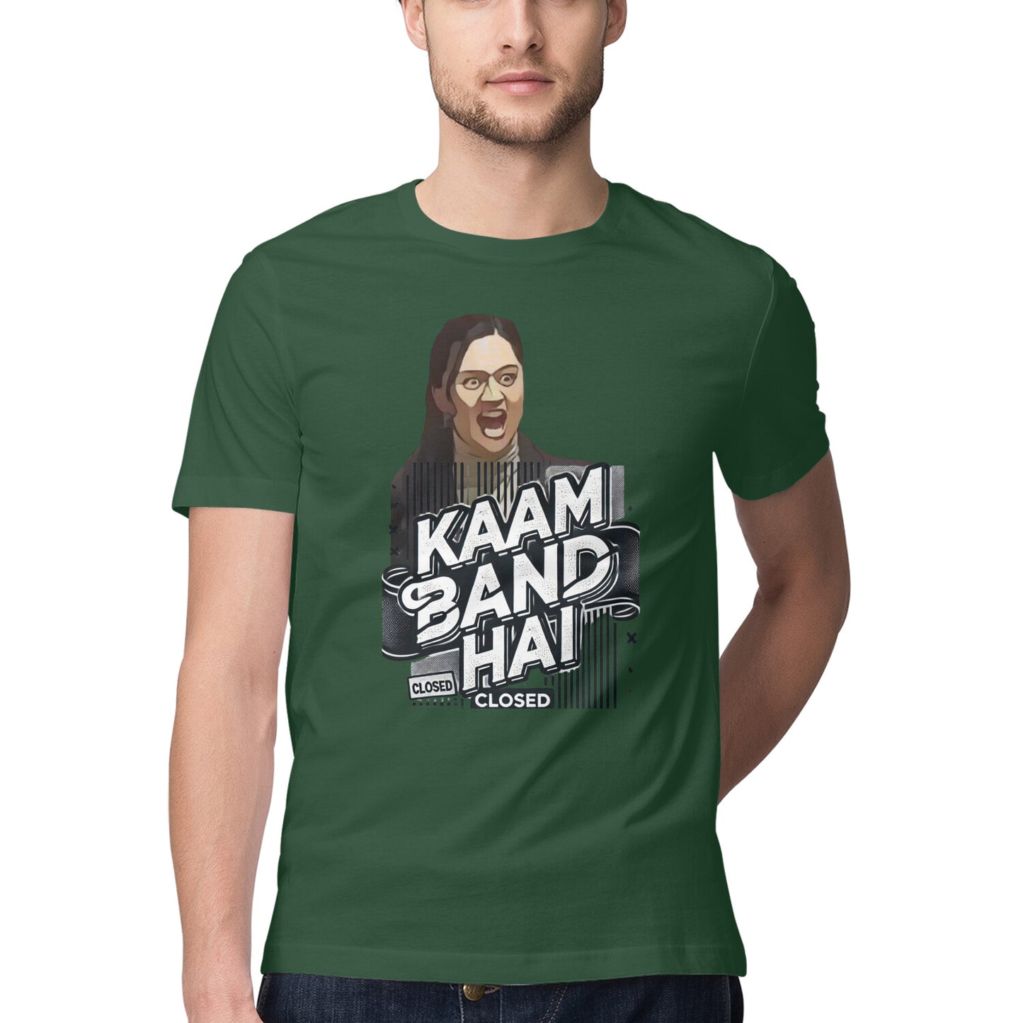 ChillingMode.com - Kaam Band Hai - T-Shirts For Men