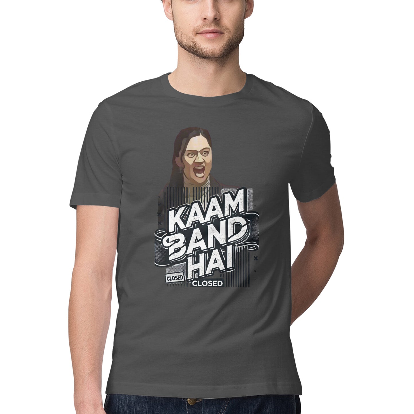 ChillingMode.com - Kaam Band Hai - T-Shirts For Men