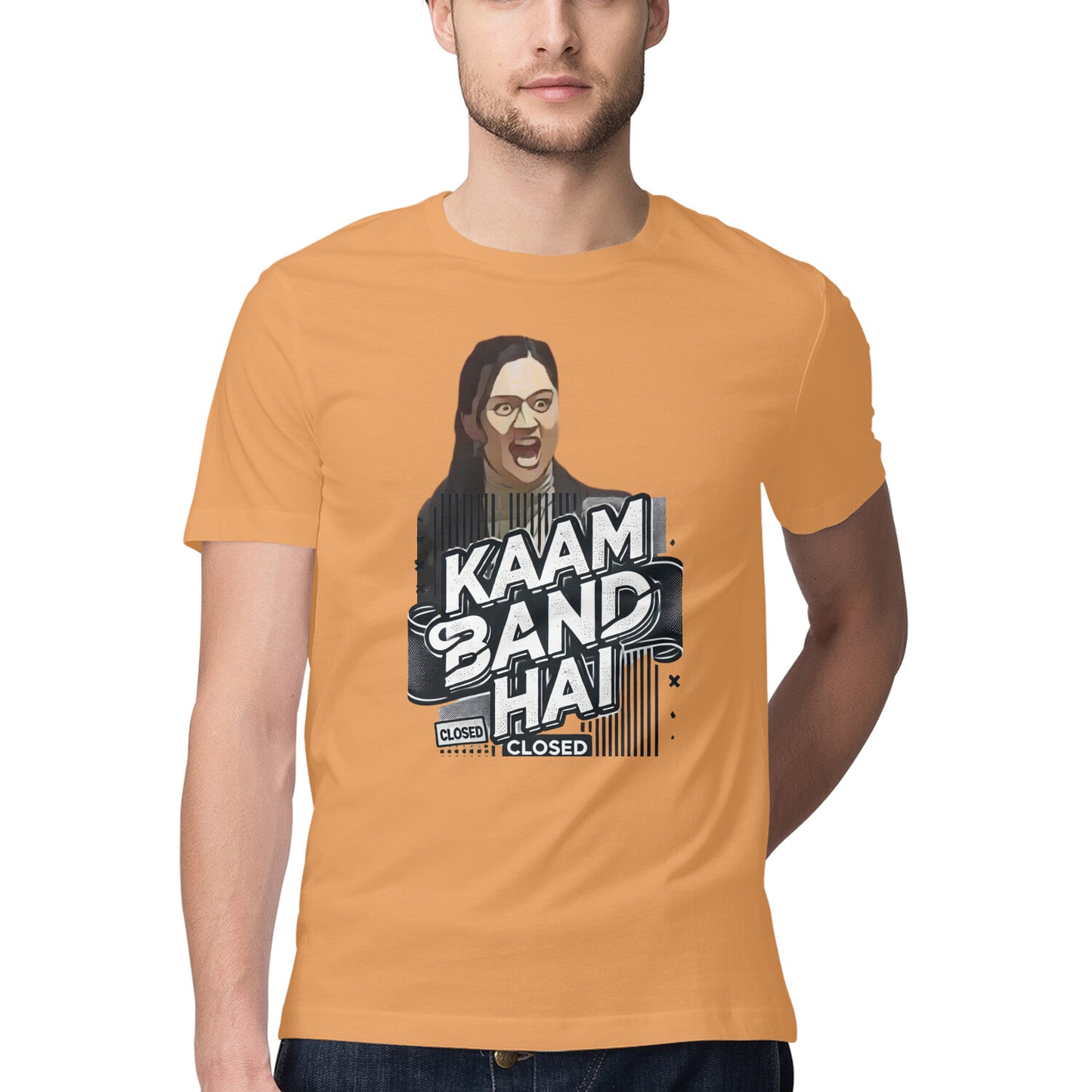 ChillingMode.com - Kaam Band Hai - T-Shirts For Men