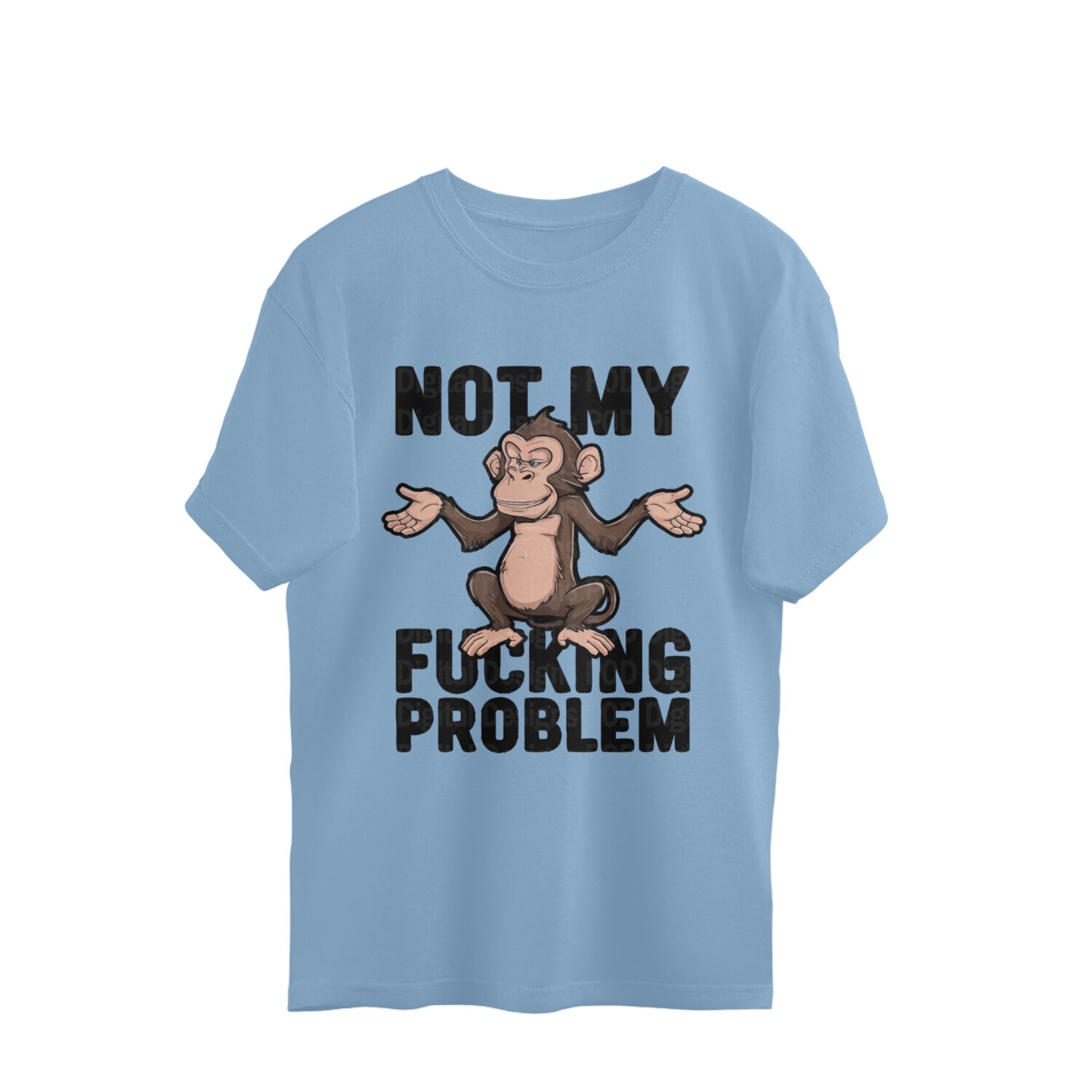 ChillingMode.com - Not My Fucking Problem - Unisex Oversized T-Shirts