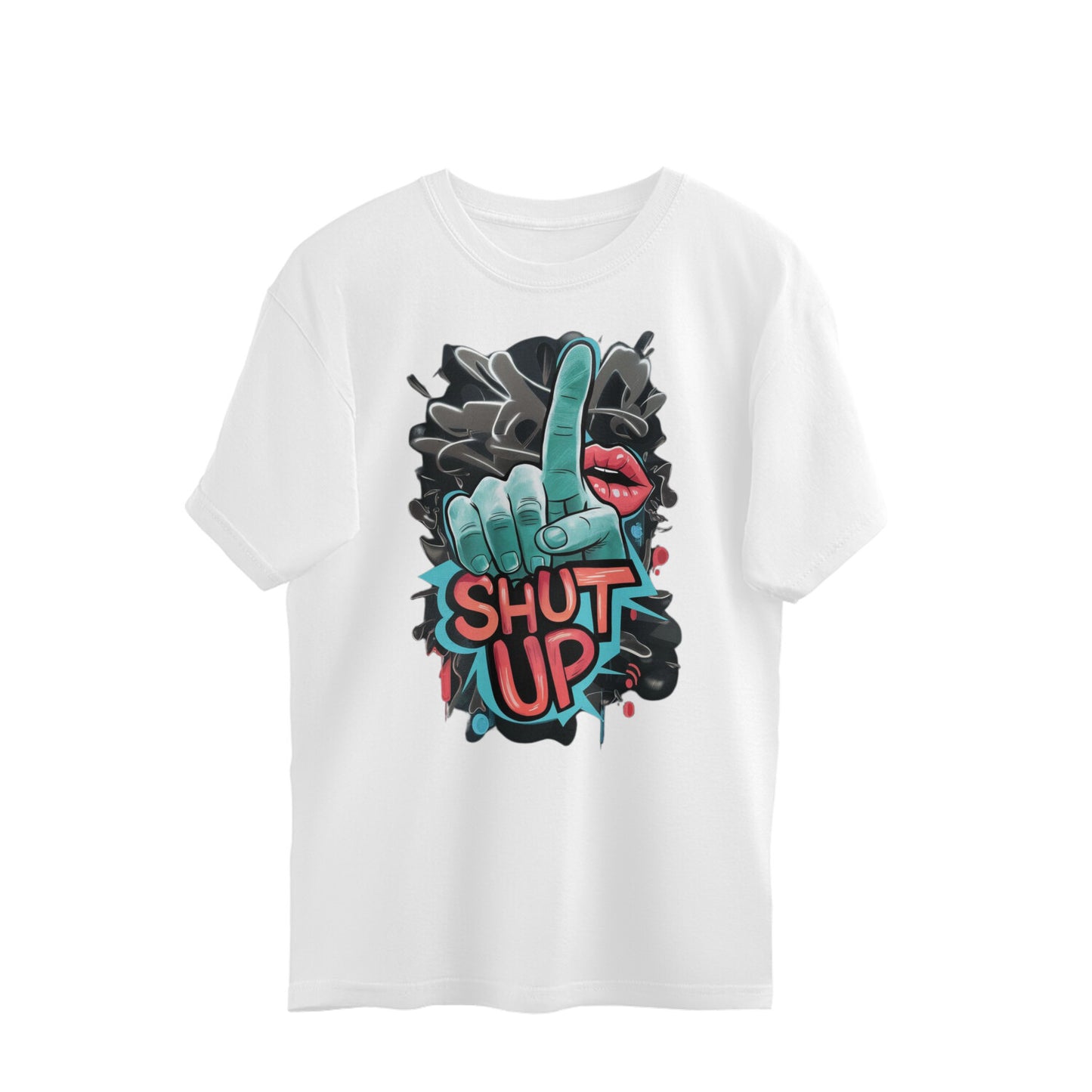 ChillingMode.com - Shut Up - Unisex Oversized T-Shirts