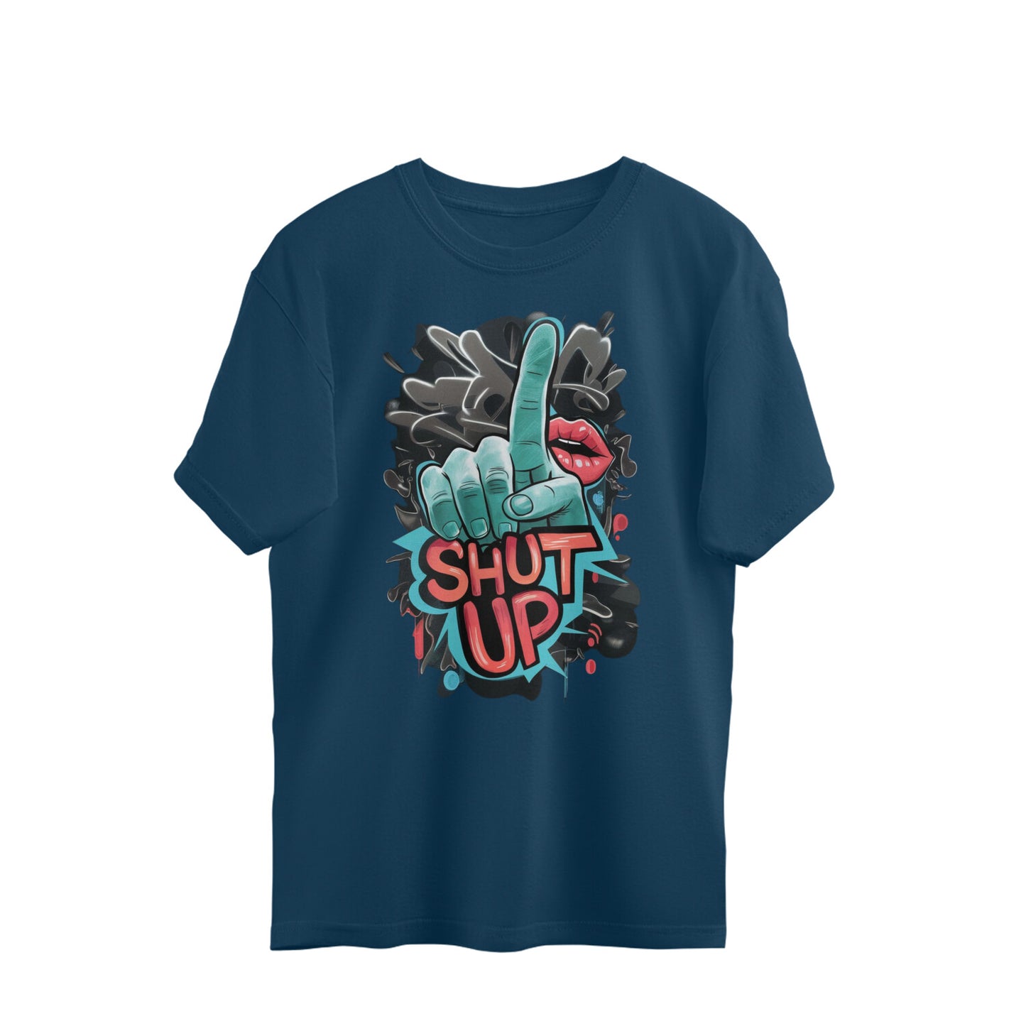 ChillingMode.com - Shut Up - Unisex Oversized T-Shirts