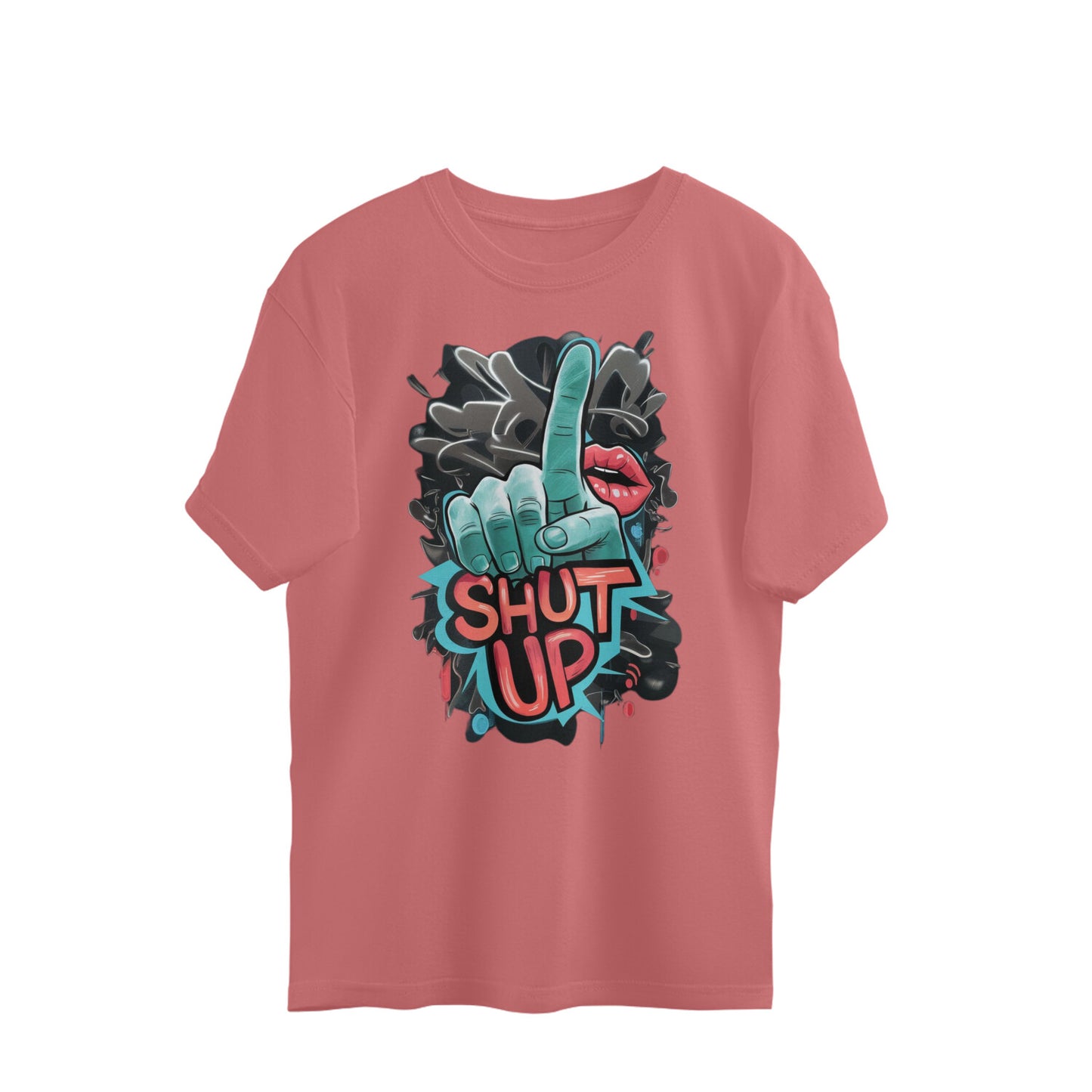 ChillingMode.com - Shut Up - Unisex Oversized T-Shirts