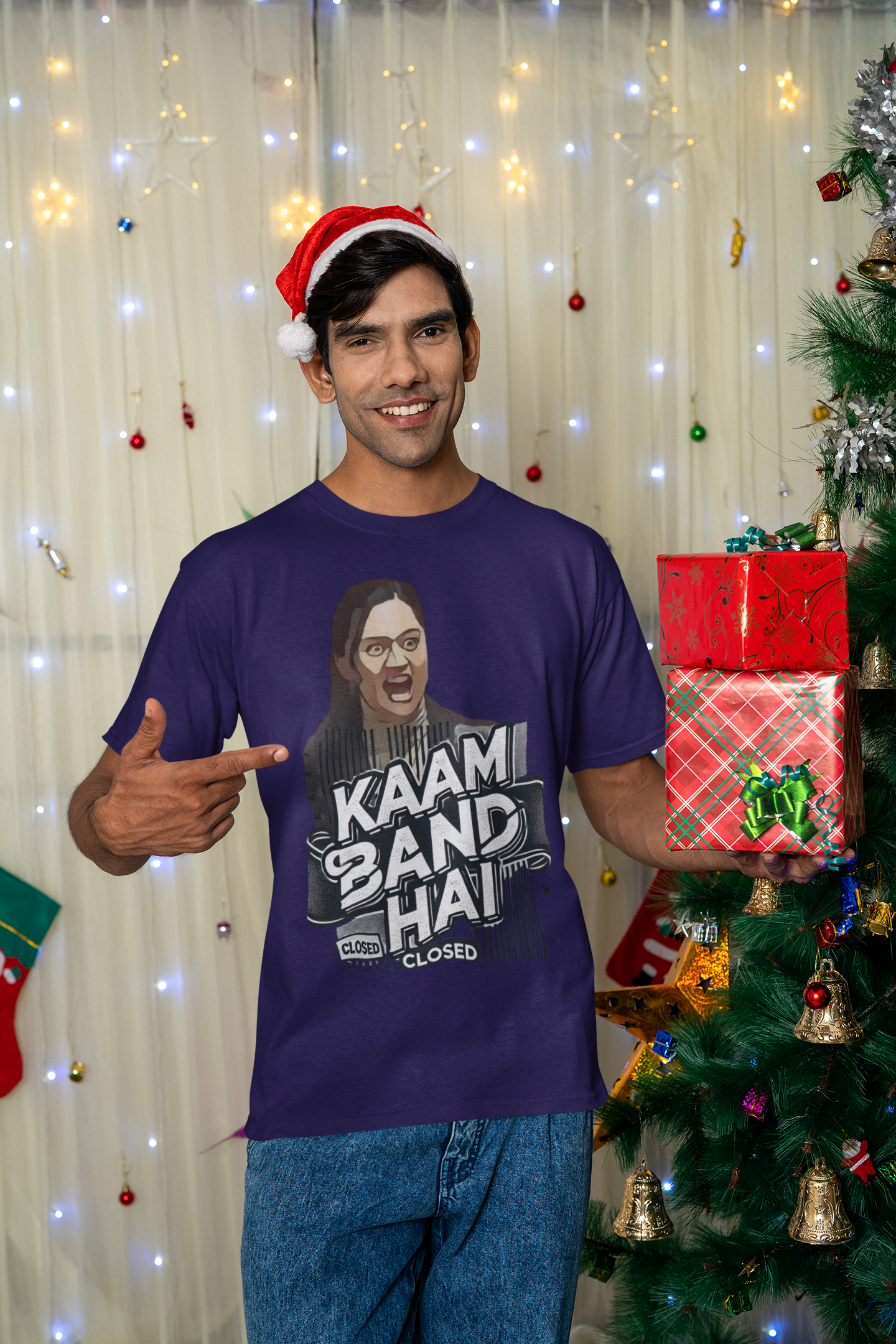 ChillingMode.com - Kaam Band Hai - T-Shirts For Men