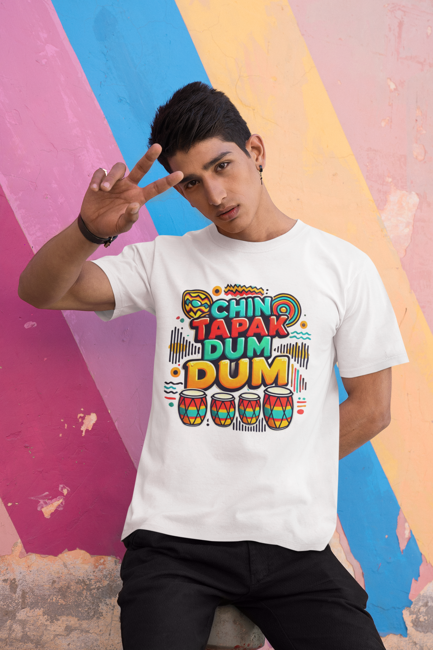 ChillingMode.com - Chin Tapak Dum Dum - T-Shirts For Men