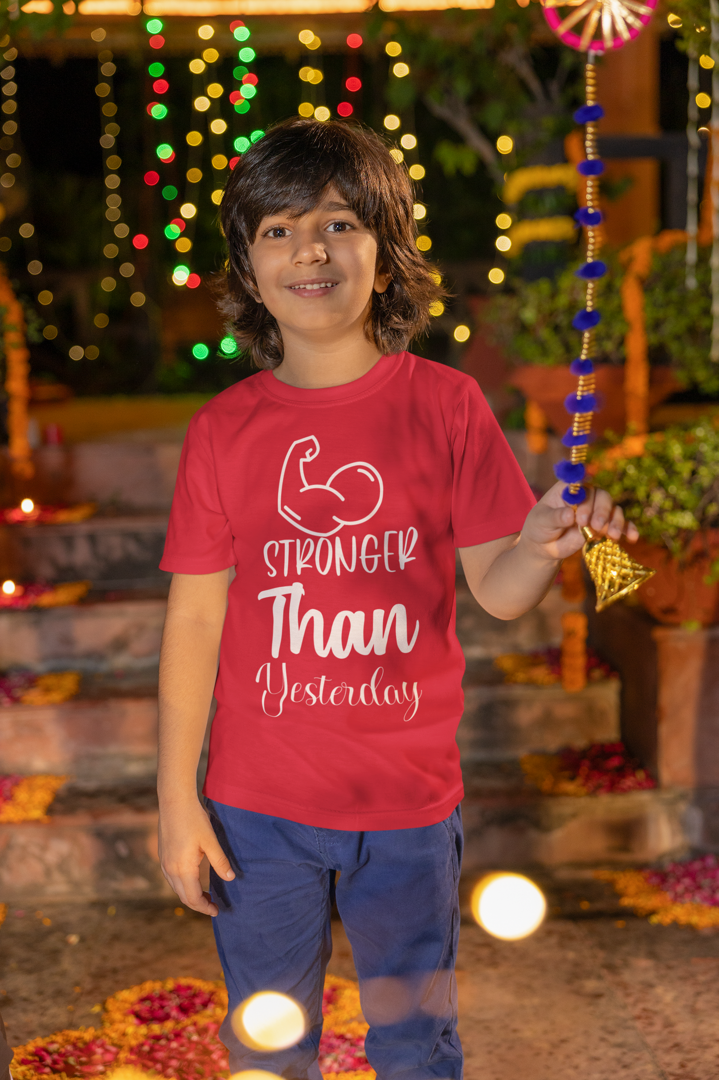 ChillingMode.com - Stronger Than Yesterday - T-Shirt For Kids