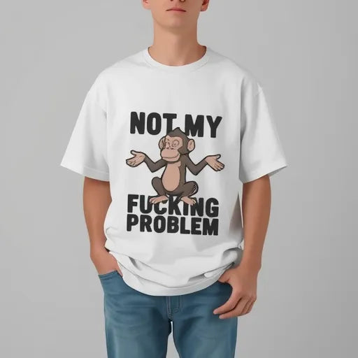 ChillingMode.com - Not My Fucking Problem - Unisex Oversized T-Shirts