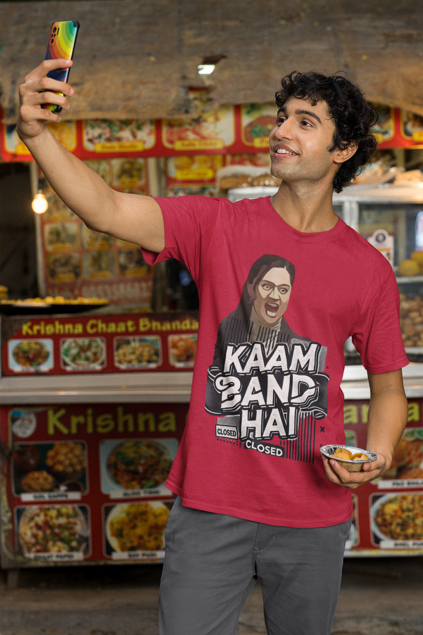 ChillingMode.com - Kaam Band Hai - T-Shirts For Men