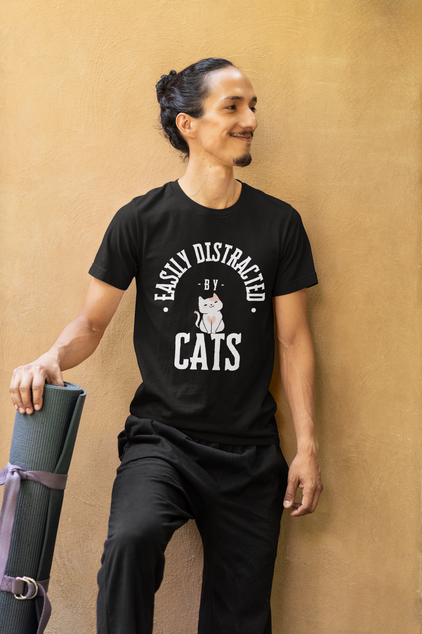 ChillingMode.com - Easily Distracted By Cats - T-Shirts For Men