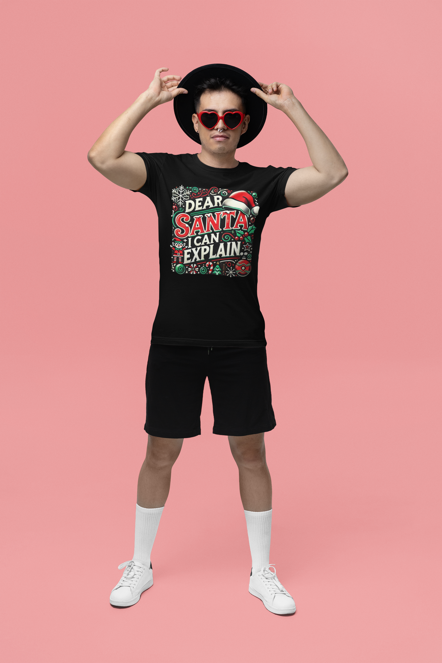 ChillingMode.com - Dear Santa, I Can Explain - T-Shirts For Men