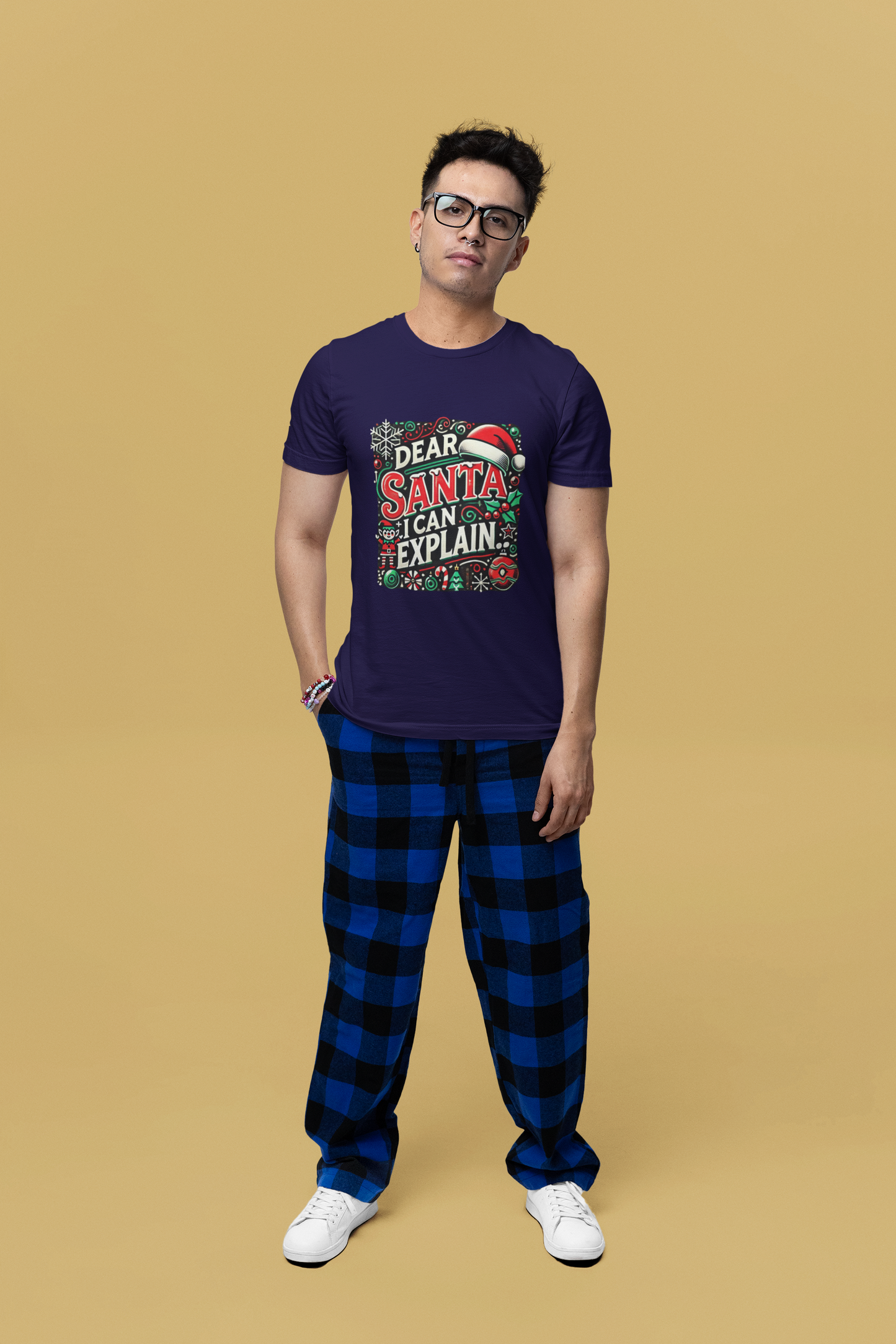 ChillingMode.com - Dear Santa, I Can Explain - T-Shirts For Men