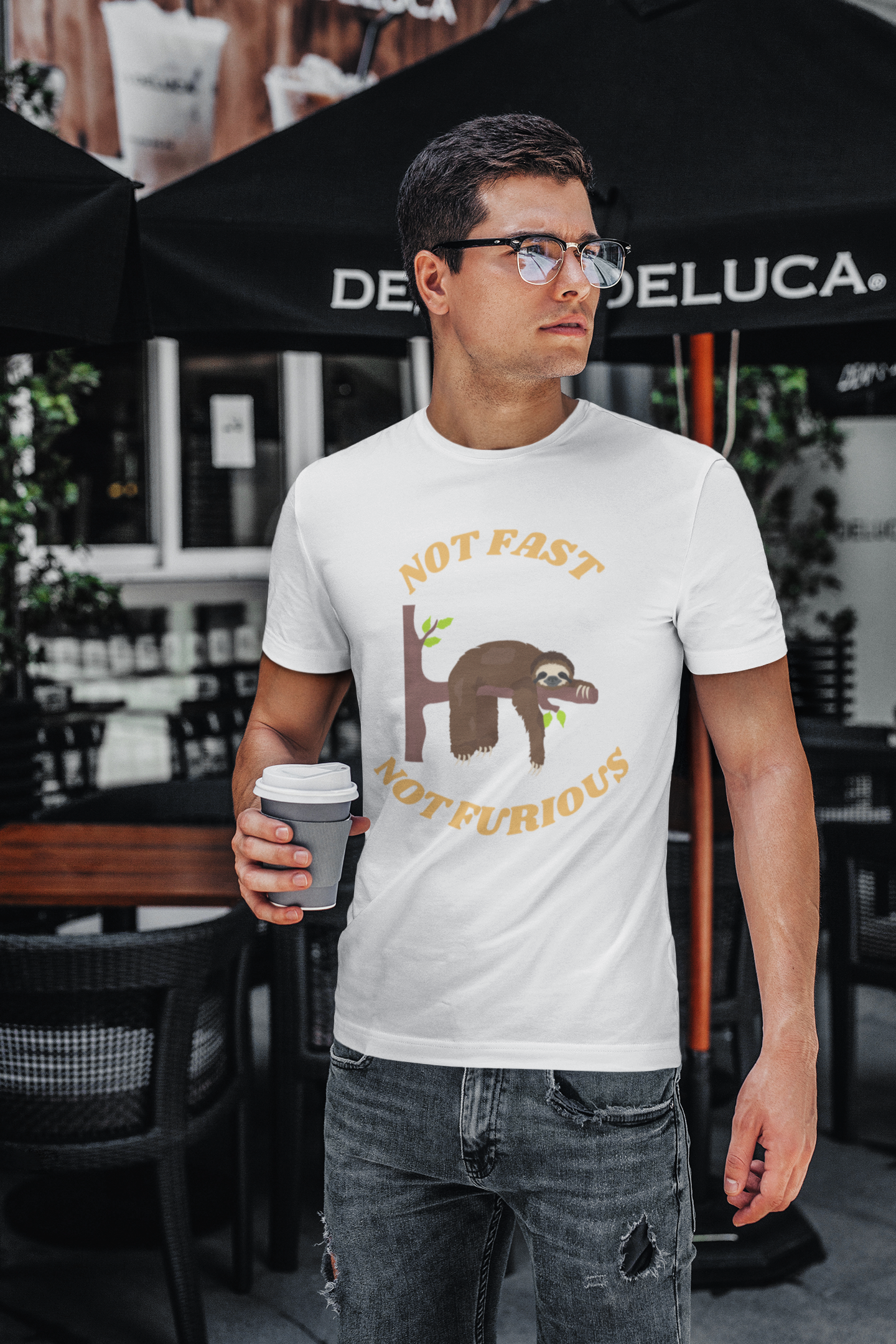 ChillingMode.com - Not Fast Not Furious - T-Shirts For Men